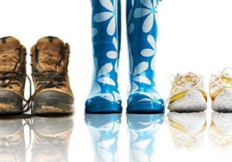 shoe collage