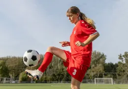 young soccer player
