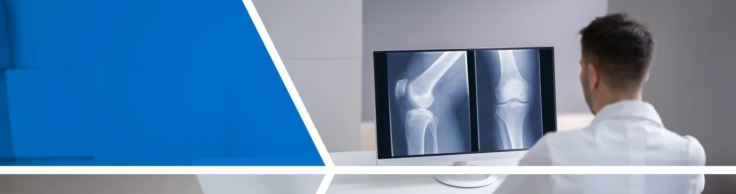 provider reviewing x-rays