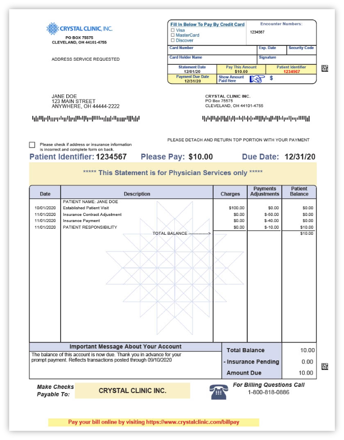 CCI Statement Sample